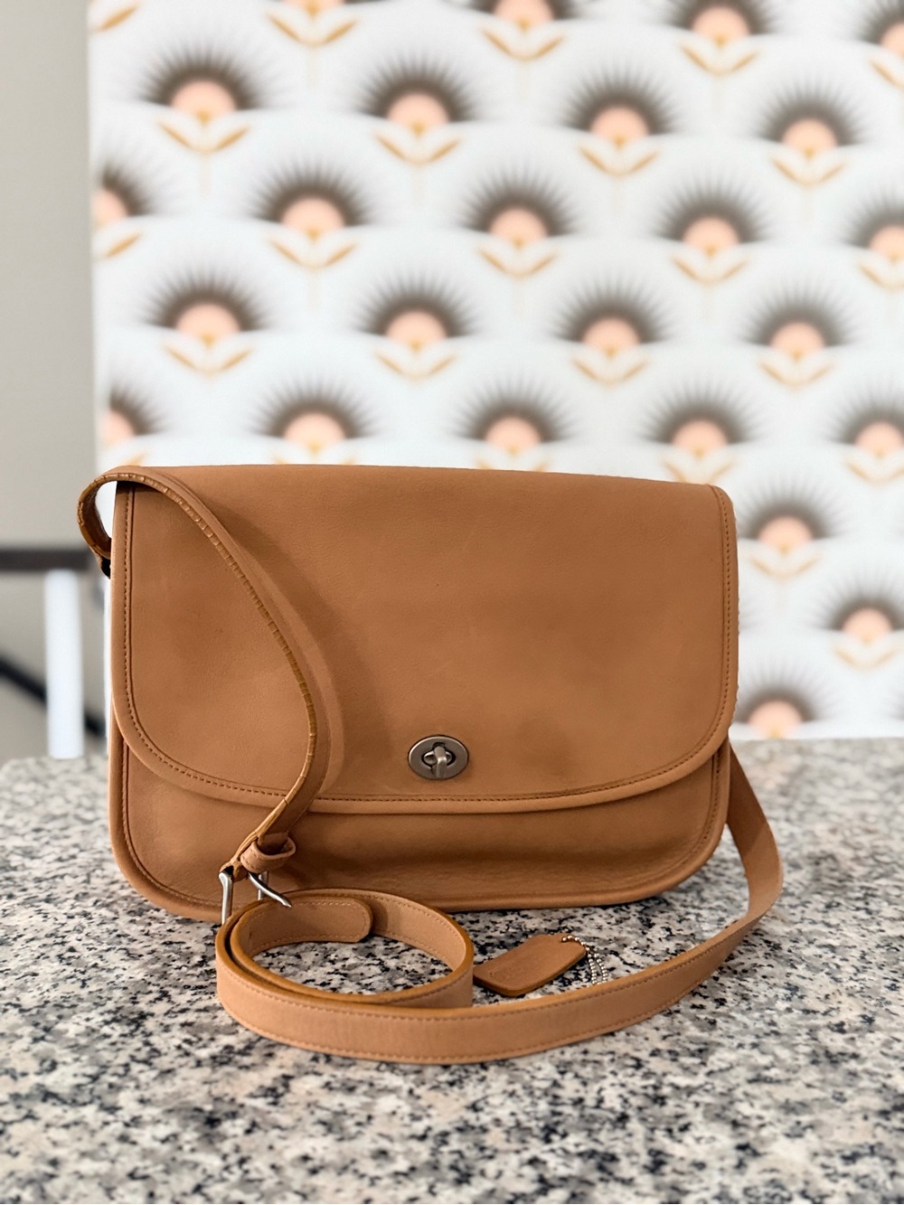 Vintage Coach Camel City Bag